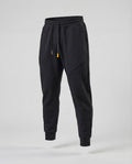 Men's Tapered Joggers with Curved Panel Seams and Drawstring Waist