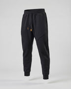 Men's Tapered Joggers with Curved Panel Seams and Drawstring Waist