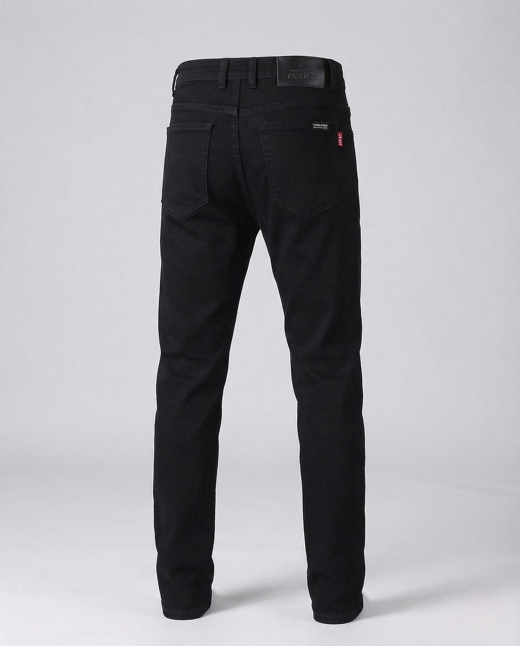 Men's Slim Fit Jeans with Classic Pockets and Belt Loops