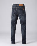 Men's Slim Fit Jeans with Classic Pockets and Belt Loops