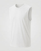 Men's Sleeveless Crew Neck Tank Top – Athletic Casual Muscle Shirt