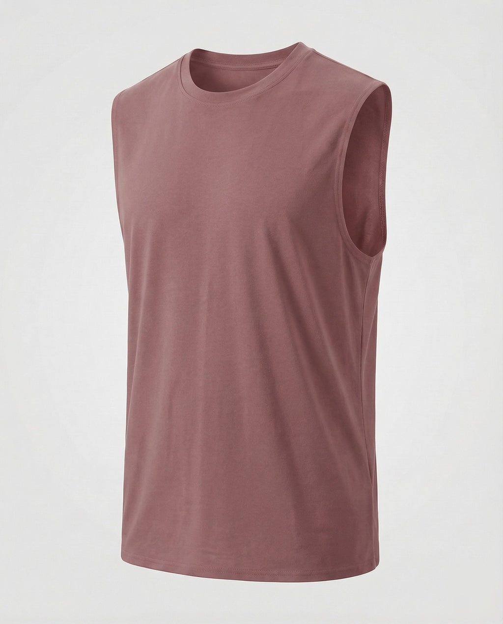 Men's Sleeveless Crew Neck Tank Top – Athletic Casual Muscle Shirt