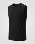 Men's Sleeveless Crew Neck Tank Top – Athletic Casual Muscle Shirt