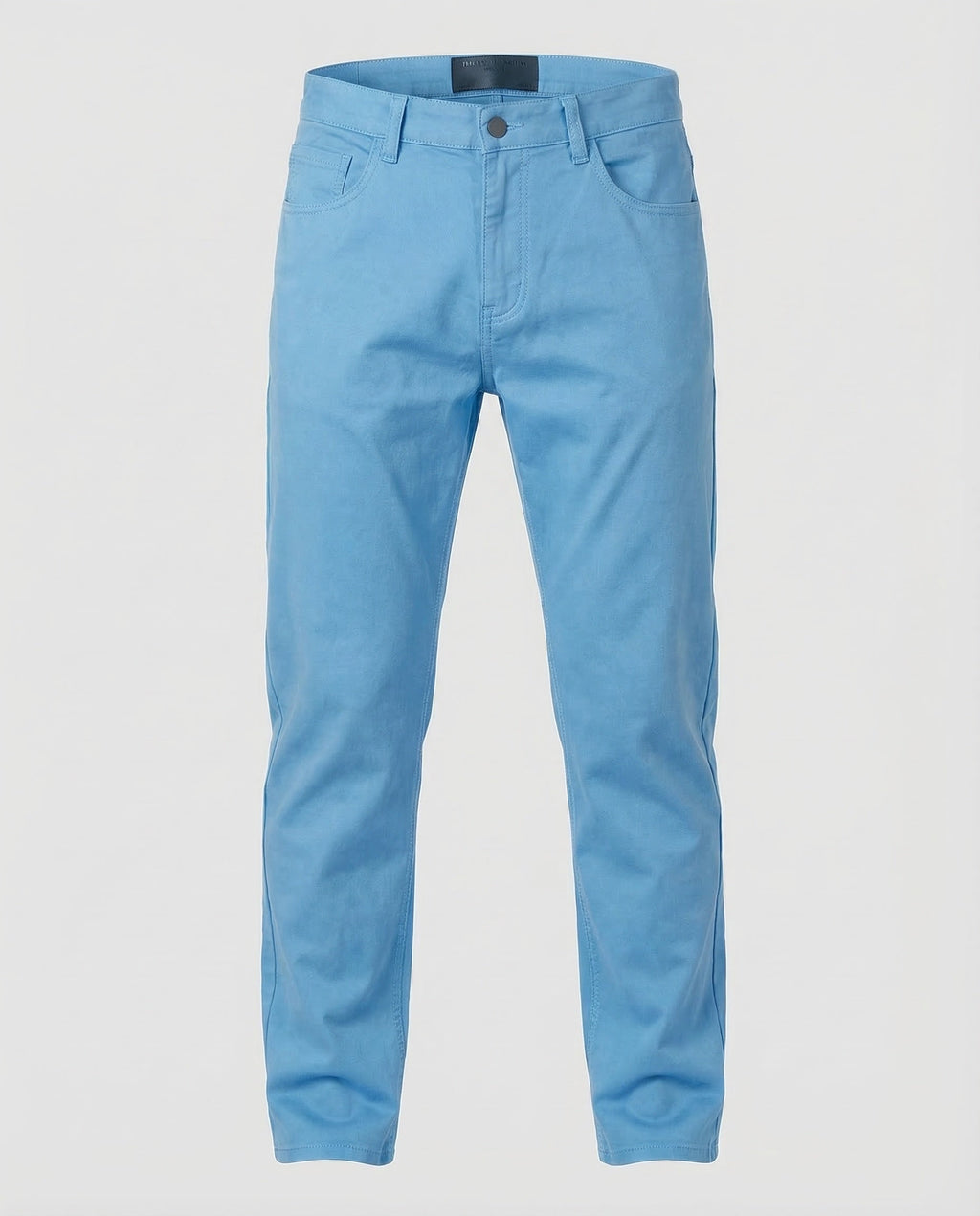 Men's Straight Leg Chino Trousers with Belt Loops