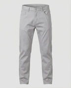 Men's Straight Leg Chino Trousers with Belt Loops