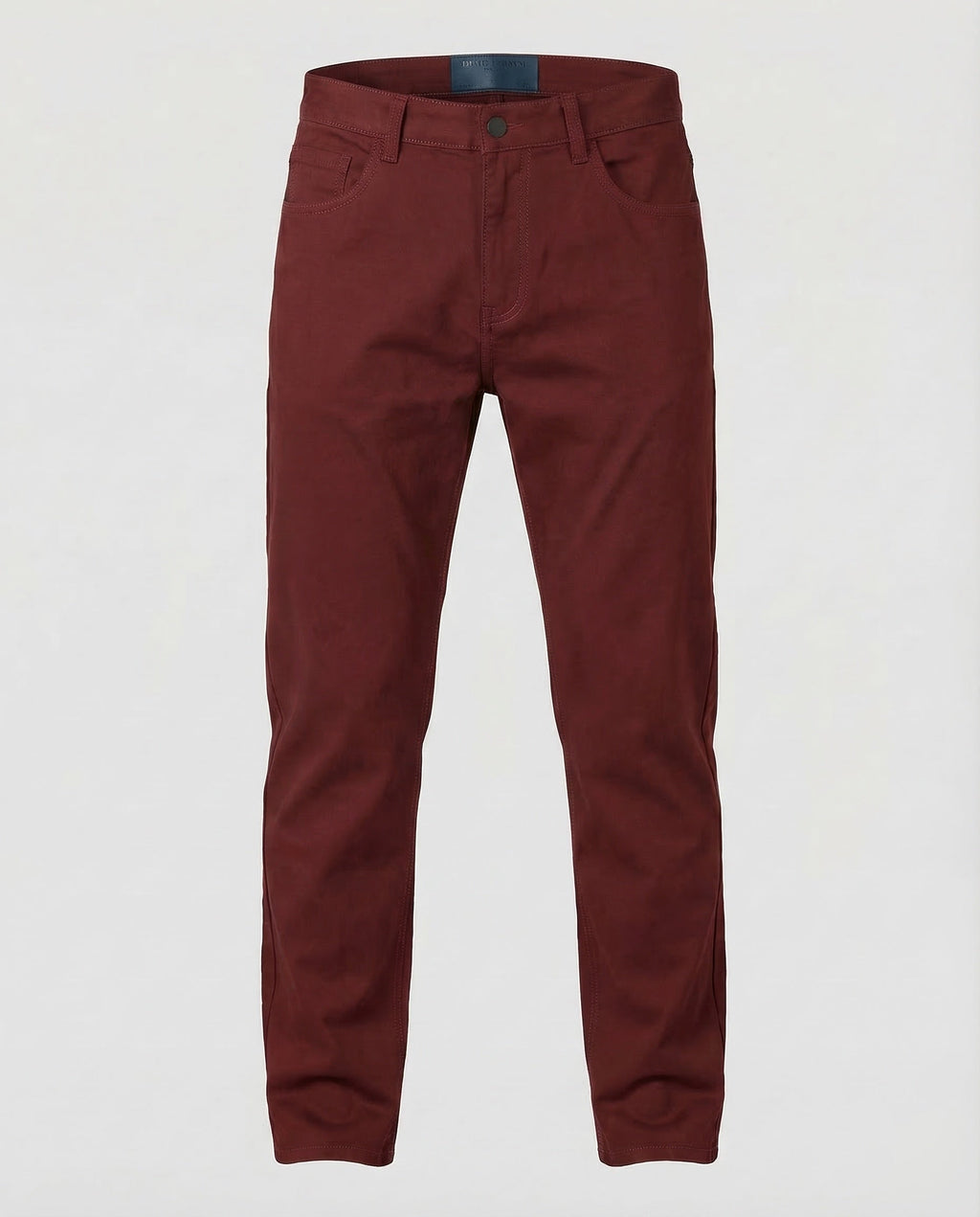 Men's Straight Leg Chino Trousers with Belt Loops