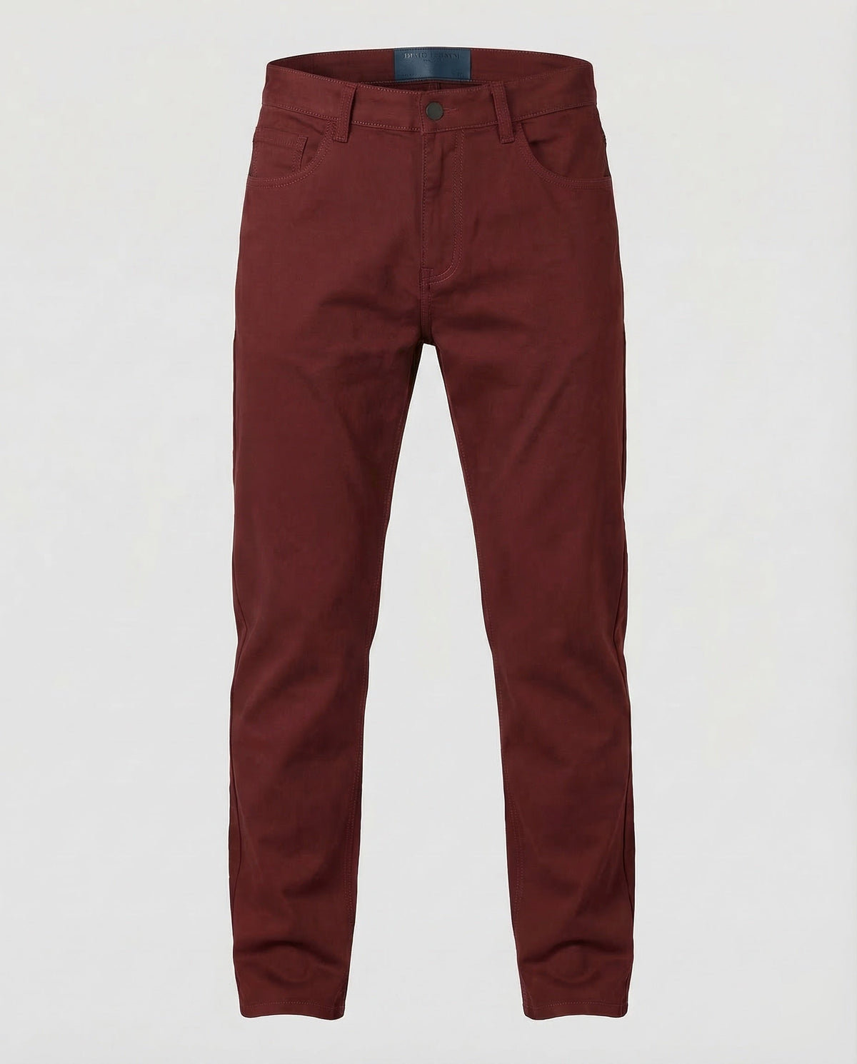Men's Straight Leg Chino Trousers with Belt Loops