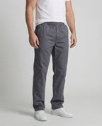 Men's Relaxed Straight Leg Casual Trousers with Elasticated Waist