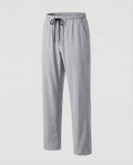 Men's Relaxed Straight Leg Jogger Trousers with Drawstring Waist
