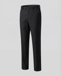 Men's Tailored Formal Trousers with Pressed Creases and Belt Loops