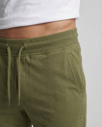 Men's Tapered Joggers with Drawstring Waist and Ribbed Ankle Cuffs