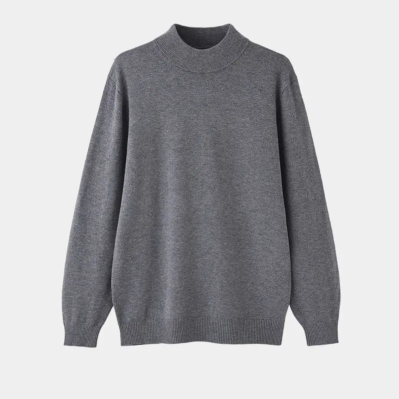 Men's wool-blend Mock Neck Sweater – Warm Refined Knit