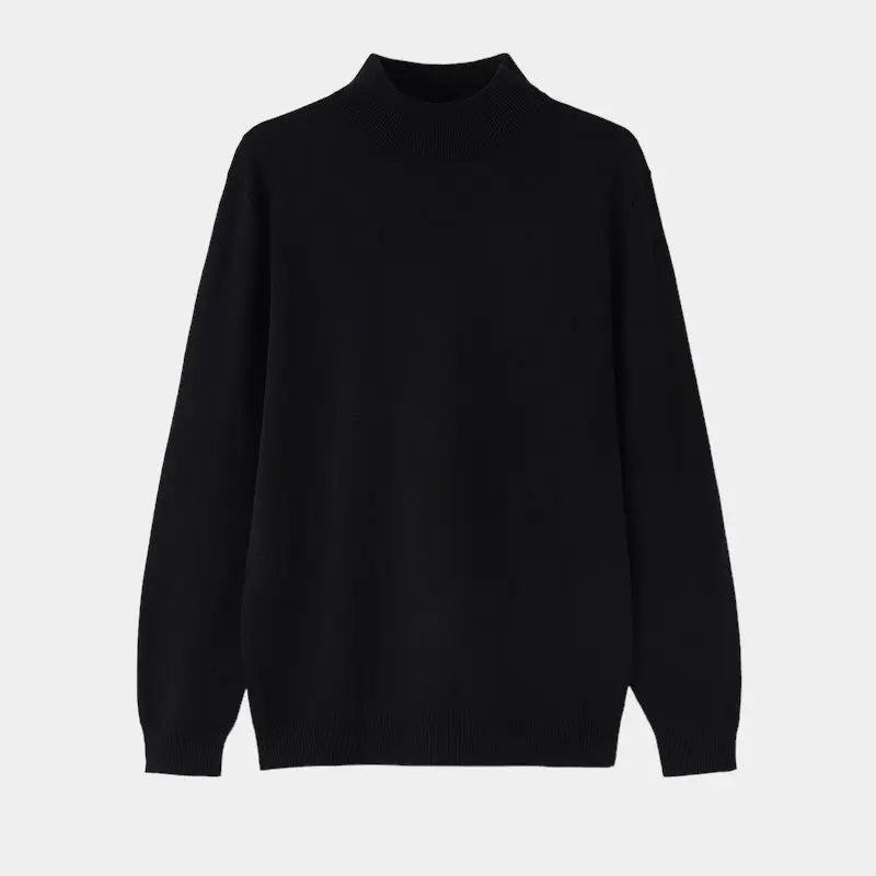 Men's wool-blend Mock Neck Sweater – Warm Refined Knit