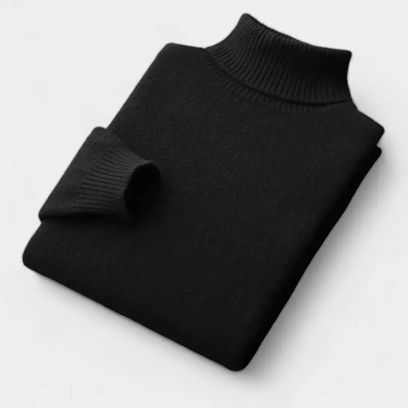 Men's soft-knit Roll-Neck Sweater – Polished Winter Staple