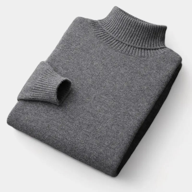 Men's soft-knit Roll-Neck Sweater – Polished Winter Staple