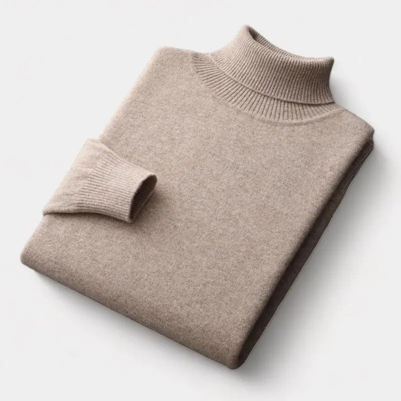 Men's soft-knit Roll-Neck Sweater – Polished Winter Staple