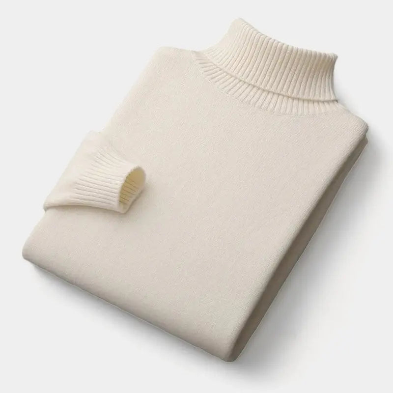 Men's soft-knit Roll-Neck Sweater – Polished Winter Staple