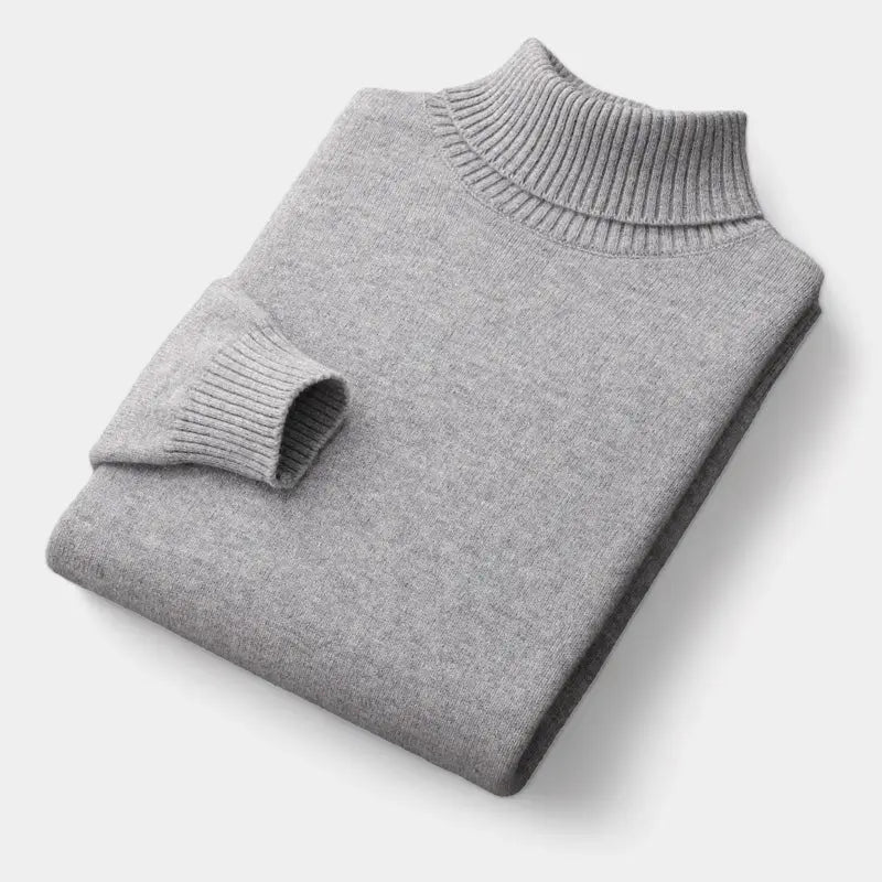 Men's soft-knit Roll-Neck Sweater – Polished Winter Staple
