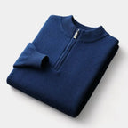 Men's soft-knit Zip-Neck Sweater – Clean Winter Knit