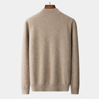 Men's soft-knit Zip-Neck Sweater – Clean Winter Knit