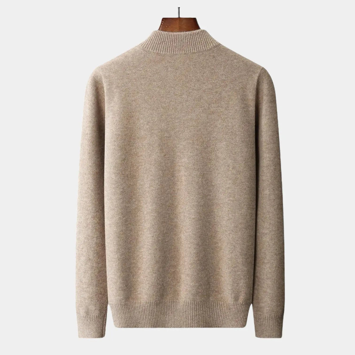 Men's soft-knit Zip-Neck Sweater – Clean Winter Knit