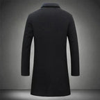 Men's Wool-Blend Overcoat – Straight Cut
