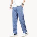 Men's Straight Jeans with Elasticated Waist