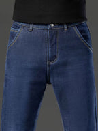 Men's Straight Leg Fleece-Lined Jeans