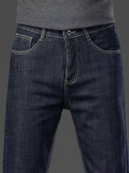 Men's Straight Leg Fleece-Lined Jeans