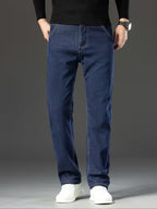 Men's Straight Leg Fleece-Lined Jeans