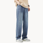 Men's Relaxed-Fit Light Wash Jeans