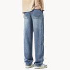 Men's Relaxed-Fit Light Wash Jeans