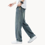 Men's Relaxed-Fit Light Wash Jeans