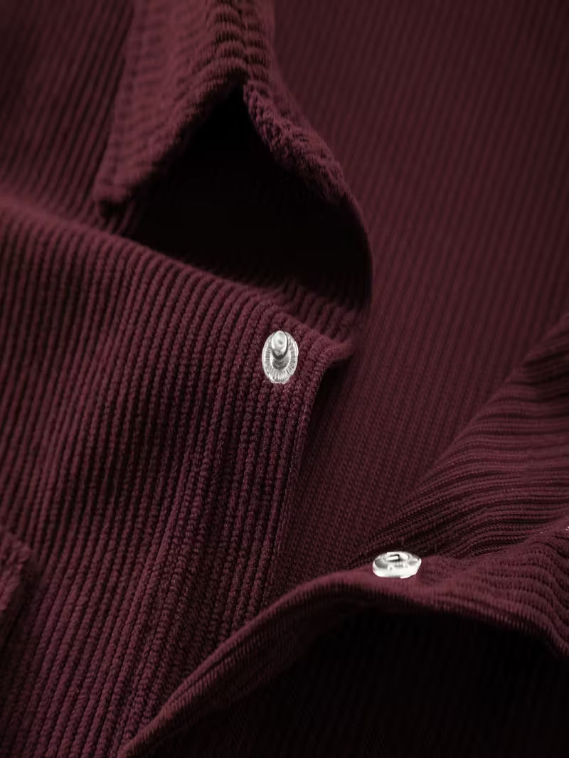 Men's Double-Breasted Corduroy Jacket