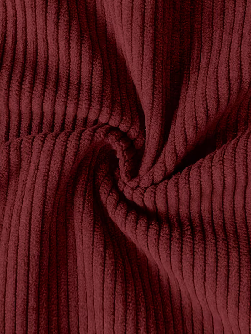 Men's Double-Breasted Corduroy Jacket
