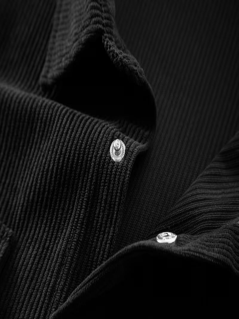 Men's Double-Breasted Corduroy Jacket