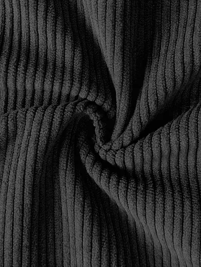 Men's Double-Breasted Corduroy Jacket