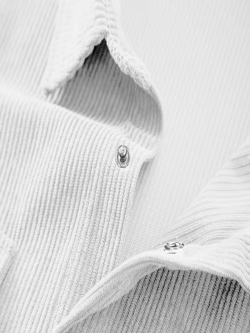 Men's Double-Breasted Corduroy Jacket