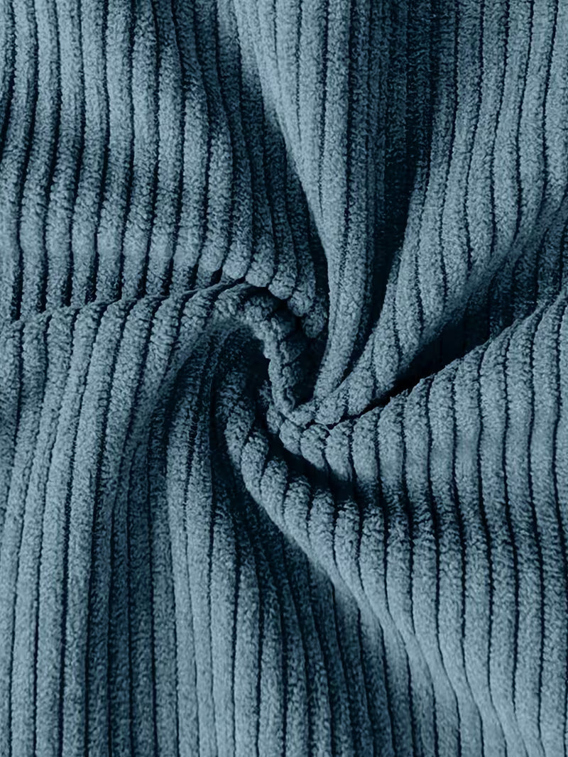 Men's Double-Breasted Corduroy Jacket