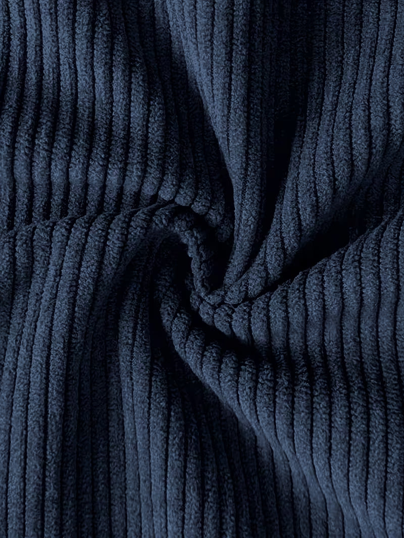 Men's Double-Breasted Corduroy Jacket