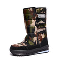 Men's Waterproof Mid-Calf Snow Boots – Insulated Anti-Slip Winter Boots