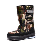Men's Waterproof Mid-Calf Snow Boots – Insulated Anti-Slip Winter Boots