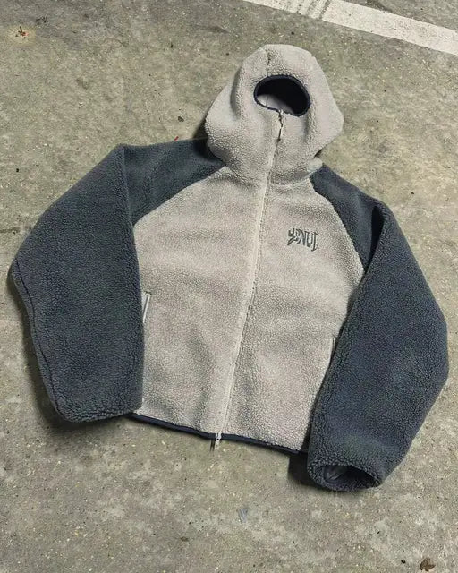 Men's Zip-Through Hoodie with Adjustable Hem