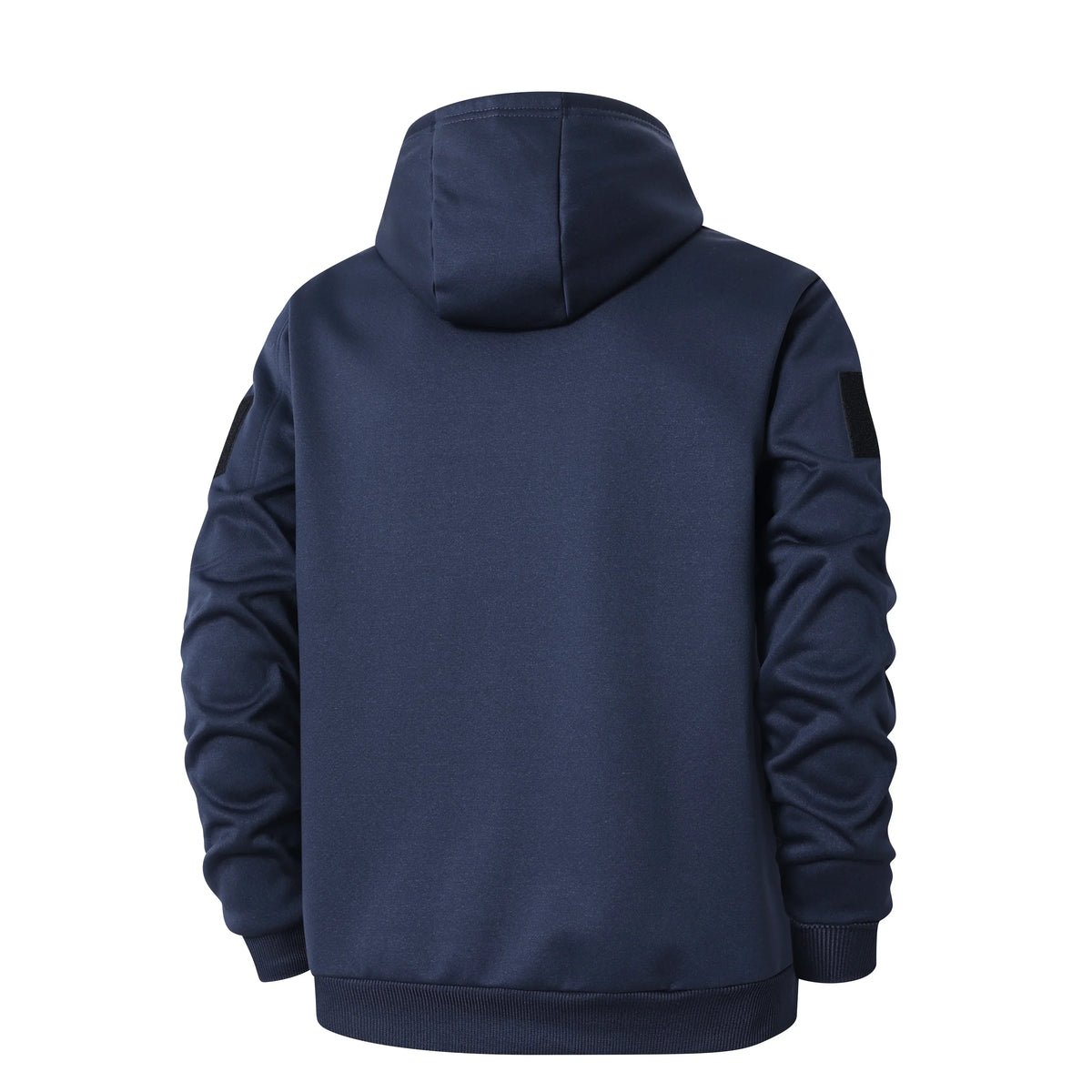 Men's Sherpa-Lined Hooded Fleece Jacket – Thick Zip-Up Winter Outerwear