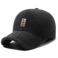 Men's Warm Winter Baseball Cap – Windproof Ear-Flap Outdoor Hat
