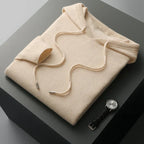 Men's Knitted Hoodie – Relaxed Drawstring Pullover