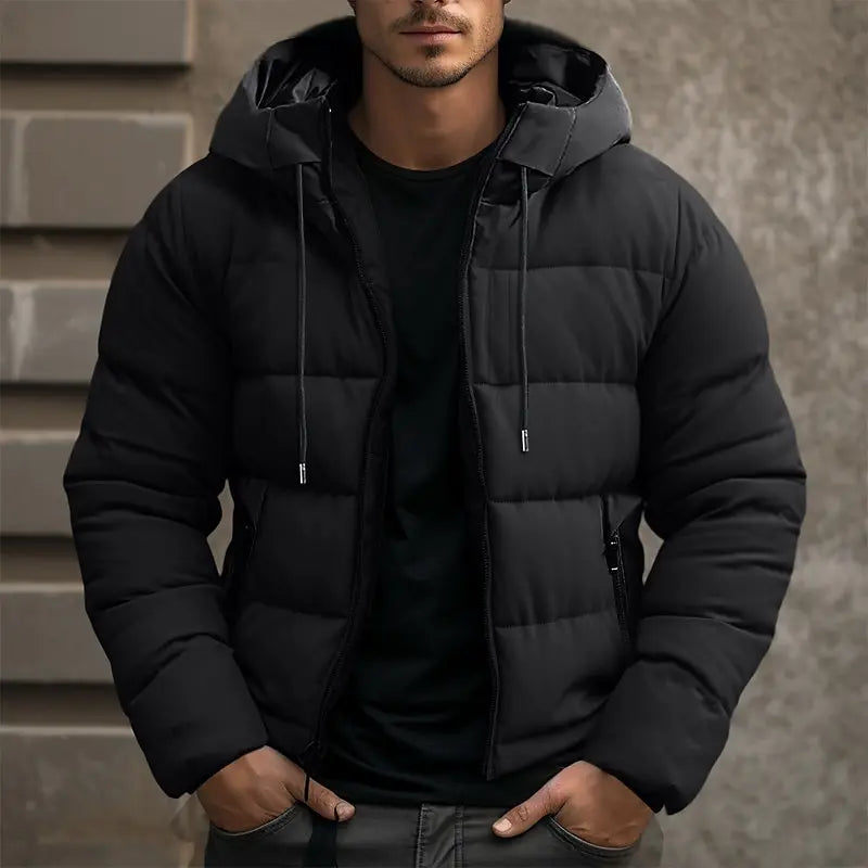 Men's Hooded Puffer Jacket – Insulated Everyday Layer