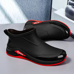Men's Waterproof Winter Rain Boots – Cotton-Lined Anti-Slip Outdoor Shoes