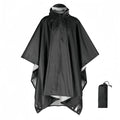 Men's Waterproof Hooded Rain Poncho – Packable Windproof Outdoor Hiking