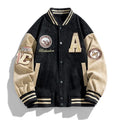Men's Embroidered Varsity Jacket – Relaxed College Layer